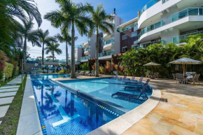 Boulevard Bombinhas - Condo com Piscina - Apto 3 dorms 6 pessoas